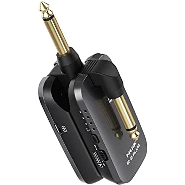 NUX Nux B-2 Plus 2.4GHz Drahtlos-Gitarren-System, Wireless Adapter (Taschenformat, Akkulaufzeit max. 7 Stunden, große Reichweite, 32 Bit/ 48KHz Hi-Res-Klangqualität, Klinkenstecker), Schwarz – Bild 3