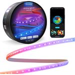Govee RGBIC LED Strip M1 Matter Kompatibel für Weihnachten Deko, 2m LED Strip für Schrank, Gaming-Schreibtisch, Smart LED Streifen Funktionieren mit Apple Home, Alexa, Google Assistant