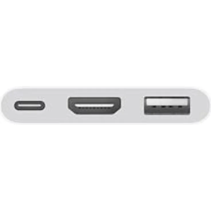 Apple USB-C Digital AV Multiport Adapter, HDMI-Adapter mit USB-Anschluss und gleichzeitiger Ladefunktion, weiß – Bild 3