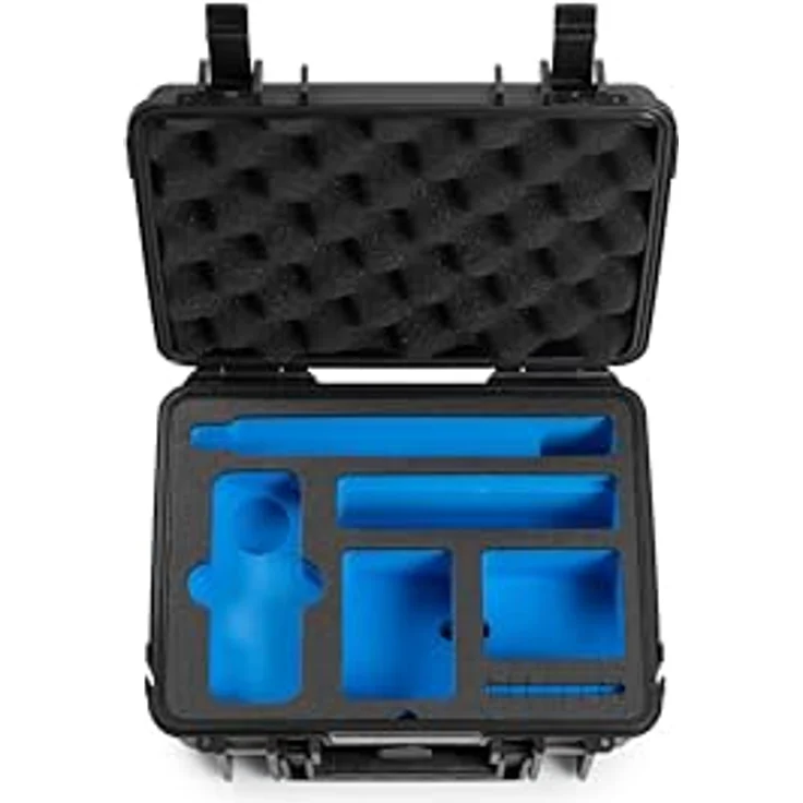 B&W International Transportkoffer Outdoor 1000 (PP.41), wasserdicht (IP67), staubdicht, schlagfest, für Insta360 X5 und X4, Schwarz – Bild 5