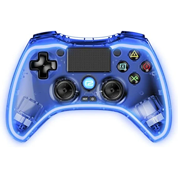 ready2gaming PS4 Pro Pad X LED Edition, Gaming-Gamepad mit Bluetooth 5.0 und doppelter Vibrationsfunktion – Bild 2
