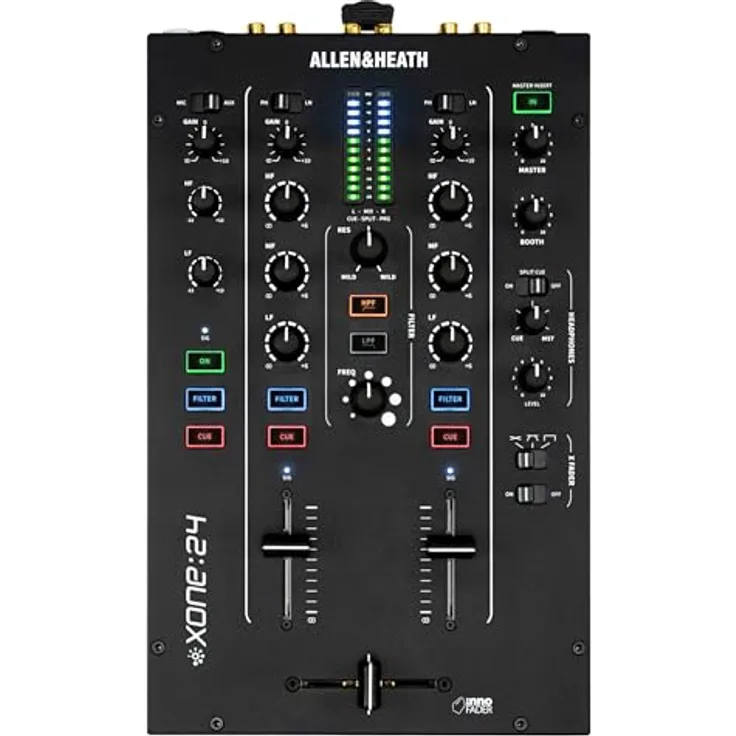Allen & Heath XONE:24, 2-Kanal DJ-Mixer mit hochwertiger Verarbeitung