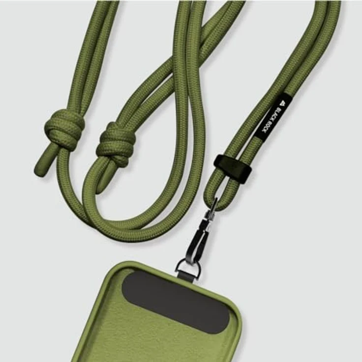 BlackRock Universal Lanyard Case Gurt, universeller Schlüsselanhänger, 40-80 cm, olivgrün – Bild 1