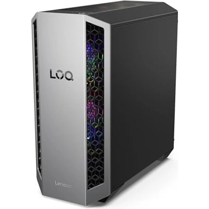 Lenovo LOQ Tower 26ADR10, Grau, Desktop-PC mit AMD Ryzen 7 8745HX, 32 GB RAM, 1 TB M.2 SSD und NVIDIA GeForce RTX 5060 – Bild 3