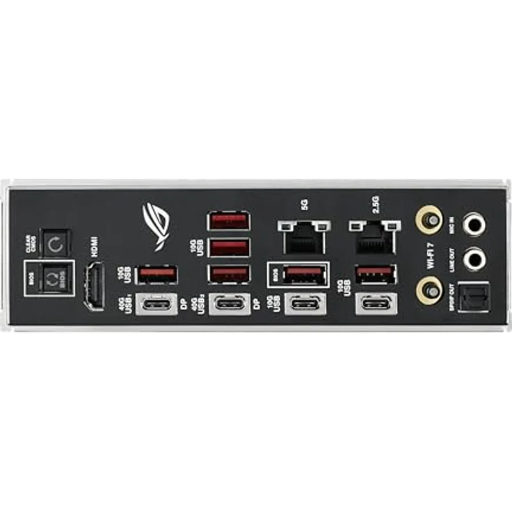 ASUS ROG CROSSHAIR X870E DARK HERO, ATX Gaming Mainboard mit AMD AM5 Sockel, 20+2+2 Power Stages, DDR5, Wi-Fi 7, 10Gb Ethernet, schwarz – Bild 14