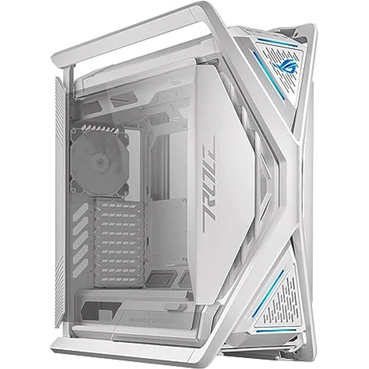 ASUS ROG Hyperion GR701 PC Case, unterstützt 2 420 mm Heizkörper, 4 x 140 mm PWM Lüfter, aufklappbare Seitenwände, integrierte VGA-Unterstützung und ARGB Hub, Frontpanel 2 x USB Type-C, schwarz – Bild 1
