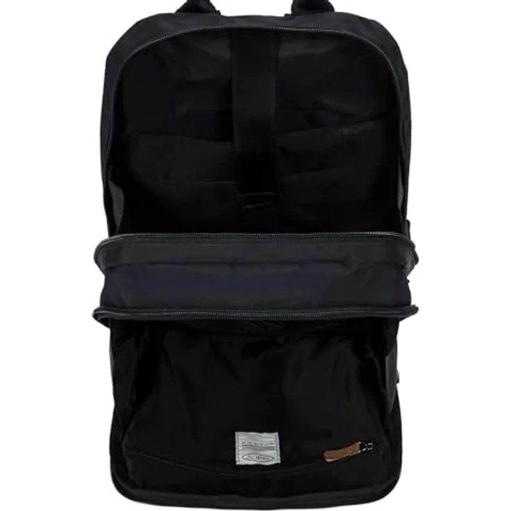Bric's X-Travel Metro Backpack Black, Laptop-Rucksack mit gepolstertem Laptop- und Tabletfach, 2 Hauptfächer, A4-kompatibel – Bild 5