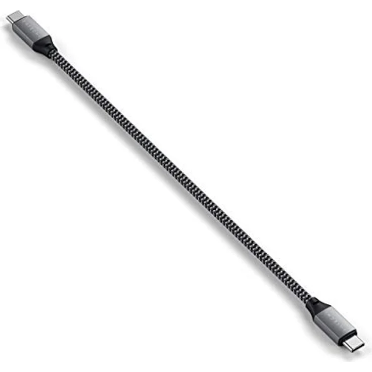 Satechi Type-C to Type-C Short Cable 25 cm space gray – Bild 4