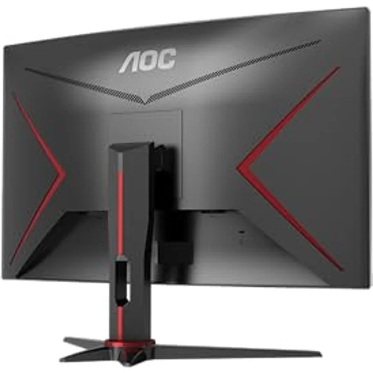 AOC Gaming CQ27G2SE - 27 Zoll QHD Curved Monitor, FreeSync Premium (165 Hz, HDMI 1.4, DisplayPort 1.2) schwarz-rot, kontraststarkes VA Panel, 1 ms Reaktionszeit – Bild 5