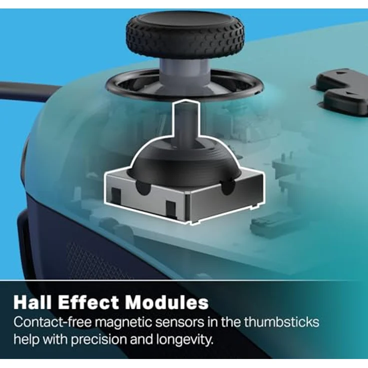 PowerA NSW2 Controller Advantage Wired, Gaming Controller mit 3 m USB-Kabel, 2 programmierbaren Tasten, Mehrfarbig – Bild 2