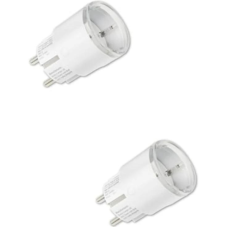 Shelly Plug S Gen3 Weiß, WLAN Smarte Steckdose mit Leistungsmessung, 12A, 2500W, Zeitschaltuhr, Matter Stecker, Alexa & Google kompatibel, 2 Stück – Bild 1