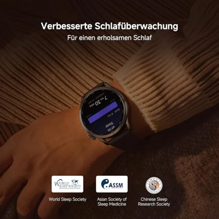 XIAOMI Watch S5 46 Smartwatch, Fluorkautschuk, 140-210 mm, Schwarz – Bild 9
