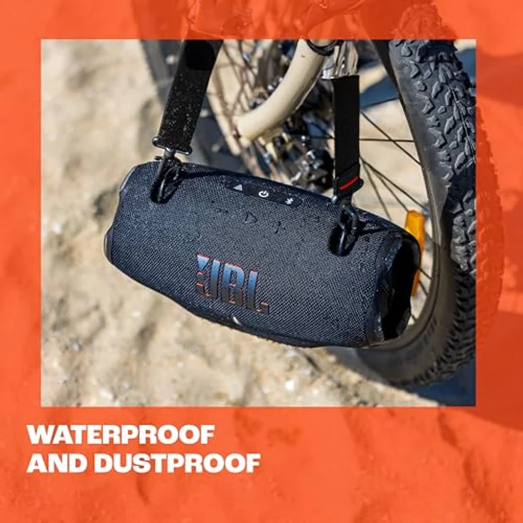 JBL Xtreme 4, Tragbare Bluetooth-Lautsprecher-Box in Schwarz mit tiefem Bass, KI-Sound-Boost, integrierter Powerbank und 24 Stunden Akkulaufzeit, wasser- und staubfest – Bild 3