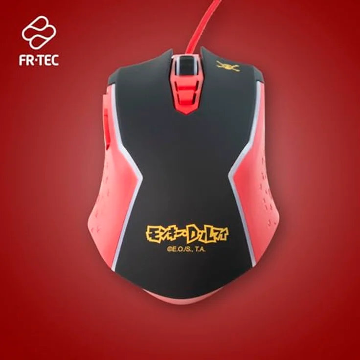 FRTEC One Piece Luffy Gaming-Maus mit Kabel, ergonomisches Design, RGB-Beleuchtung, einstellbare DPI bis 8000, kompatibel mit PC, Mac, PS5, Xbox Series X/S – Bild 3