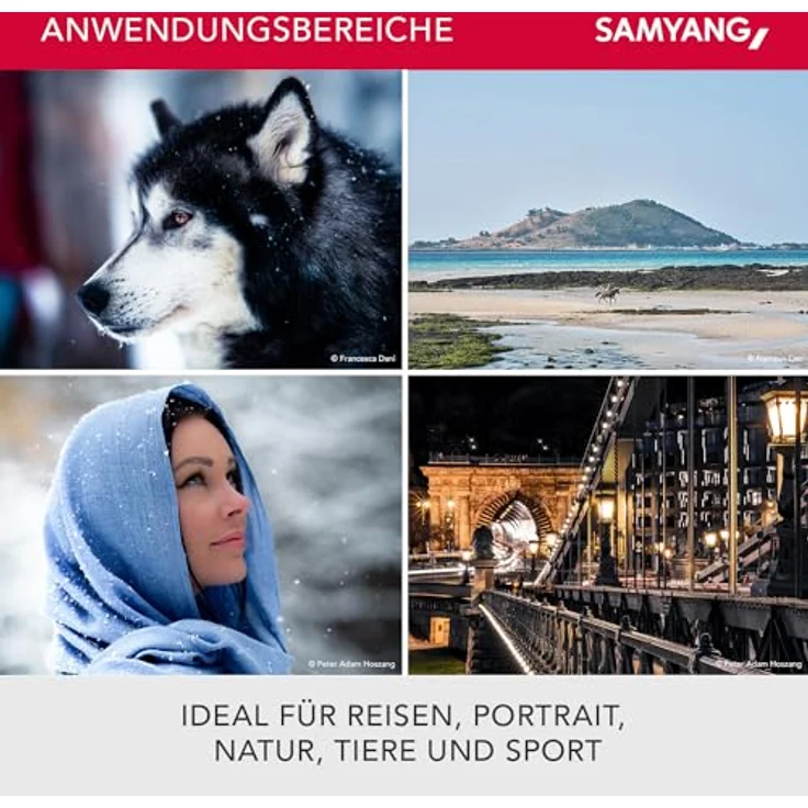 Samyang AF 85mm F1.4 F für Nikon F - 85mm Festbrennweite Autofokus Vollformat Objektiv für Nikon Spiegellose und Spiegelreflex DSLR Vollformat und APS-C Kameras mit Nikon F Mount, 77mm Filtergewinde – Bild 5