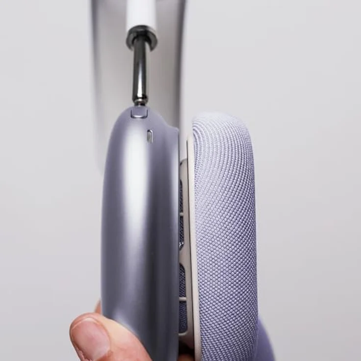 VONMÄHLEN Air Cushions, Ersatz Ohrpolster für AirPods Max, magnetische Befestigung, atmungsaktiv und schweißresistent, lila – Bild 4