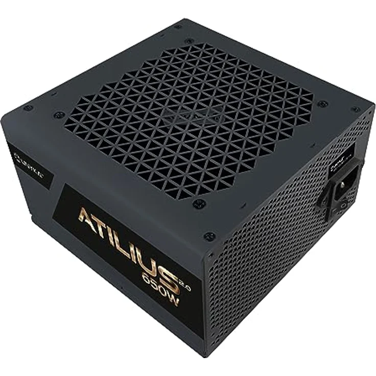 Unykach Unyka Atilus 650W 80 Plus Bronze Netzteil, Schwarz – Bild 1