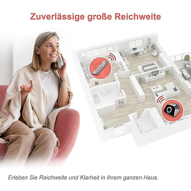 VTech LS1350 Retro-Design Telefon Schnurlos DECT Schnurlostelefon mit digitalem Anrufbeantworter, Anrufsperre, Freisprecheinrichtung und Wahlwiederholung, hintergrundbeleuchtetem Display und Tastatur – Bild 5