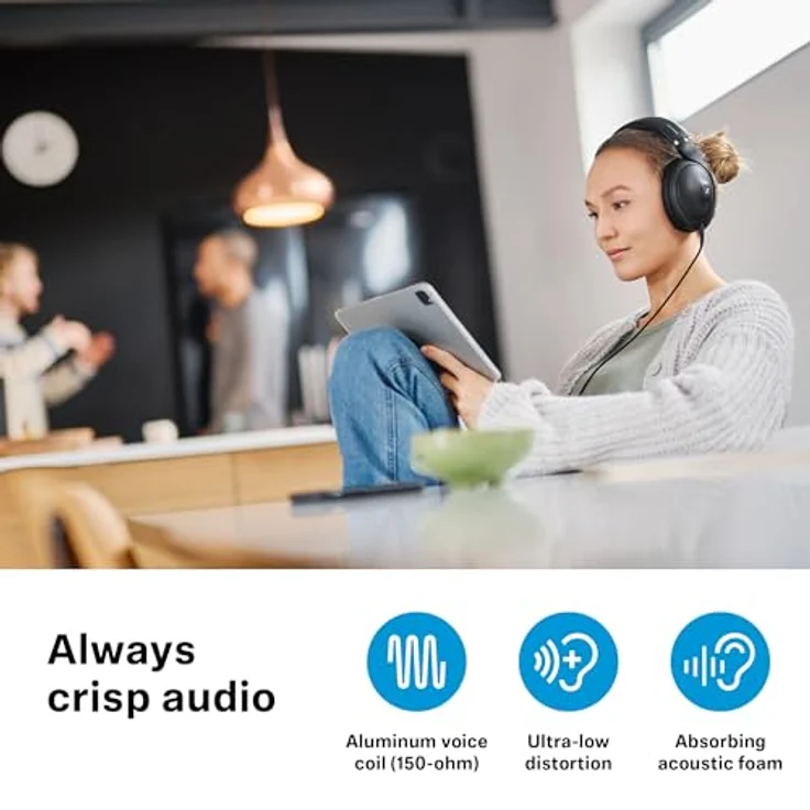 Sennheiser HD 620S geschlossene Kopfhörer - audiophiler Stereo Sound mit lautsprecherähnlichem Raumgefühl und optimiertem Surround für immersiven Klang - mit Kabel, schwarz – Bild 4