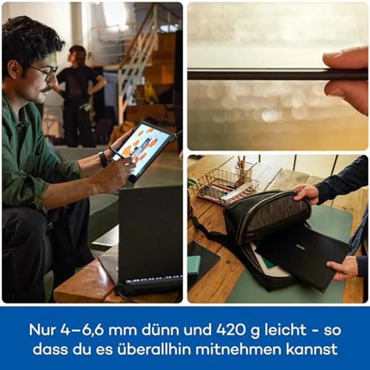 Wacom Movink 13 Grafiktablett Schwarz USB, OLED-Stift-Display, 13,3 Zoll Full-HD – Bild 3