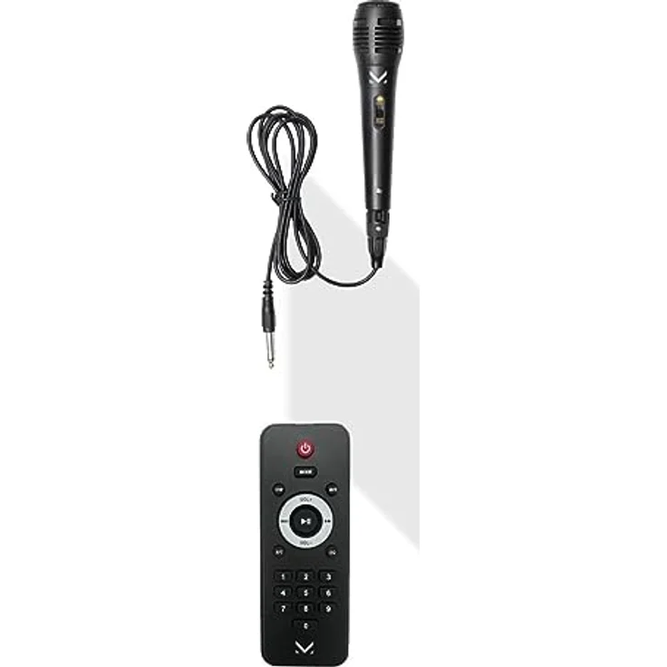 Majestic Flame T88, Party Bluetooth-Lautsprecher mit Trolley, LED-Lichtern, USB/Micro SD/AUX, Fernbedienung und Mikrofon, wiederaufladbarer Akku, Tragbar mit Rollen – Bild 5