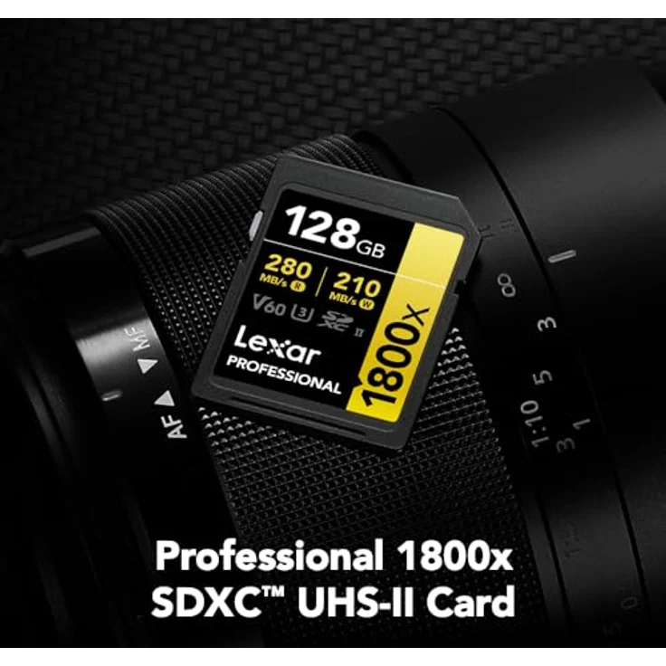 Lexar SDXC Professional UHS-II BL 1800x V60 gold 1er Pack 128 GB (50481280) – Bild 5