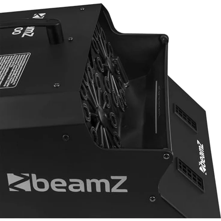 BeamZ B2500 Seifenblasenmaschine, Hazer mit kabelloser Fernbedienung und großemblasenverteilendem Lüfter – Bild 8
