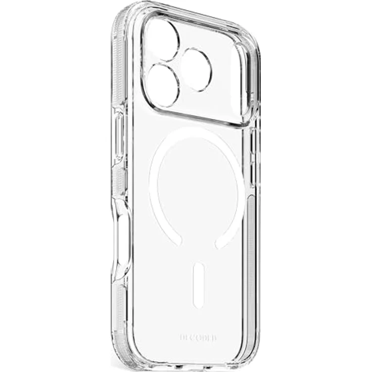 Decoded Transparent Clear Case für iPhone 17 Pro, 100% recyceltes Material, Anti-Vergilbung, MagSafe-kompatibel, 4 Meter DropTec Schutz, kratzfest – Bild 2