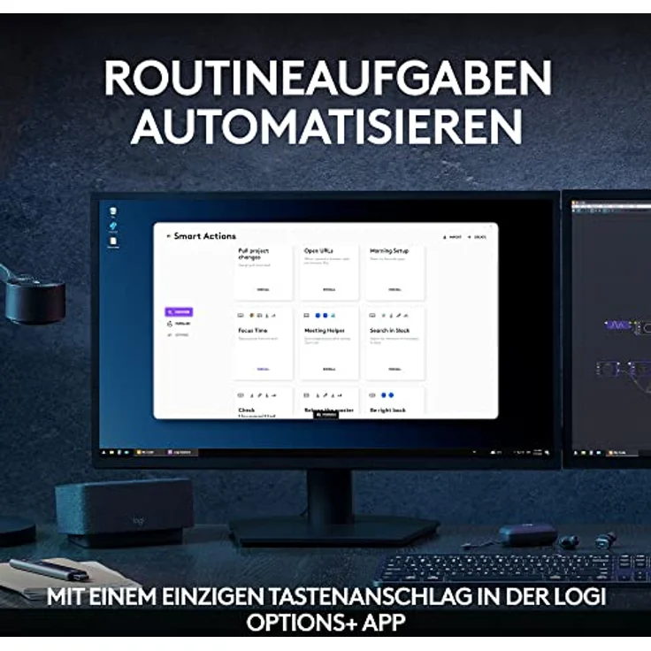 Logitech MX Keys S kabellose Tastatur, Low Profile, Fluid Quiet Typing, Programmable Keys, Backlighting, Bluetooth, USB C Rechargeable, für Windows PC, Linux, Chrome, Mac, Deutsches QWERTZ,Pale Grey – Bild 3