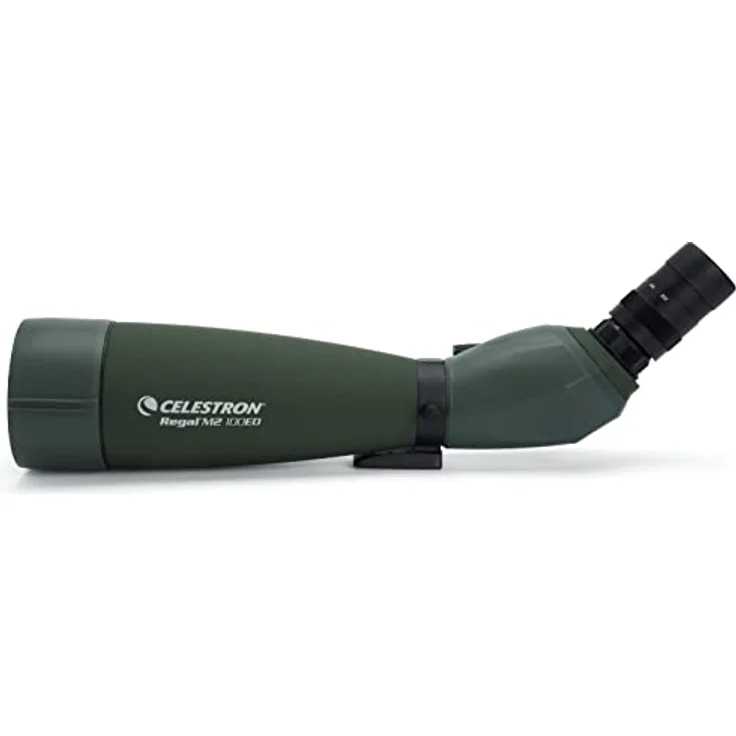 Celestron 52306 Regal M2 22-67x100mm ED-Teleskop mit Zoom-Winkelspektiv, mehrfach vergüteter Optik, BaK-4-Prismen, Magnesiumlegierung, Tragetasche, Grün – Bild 3