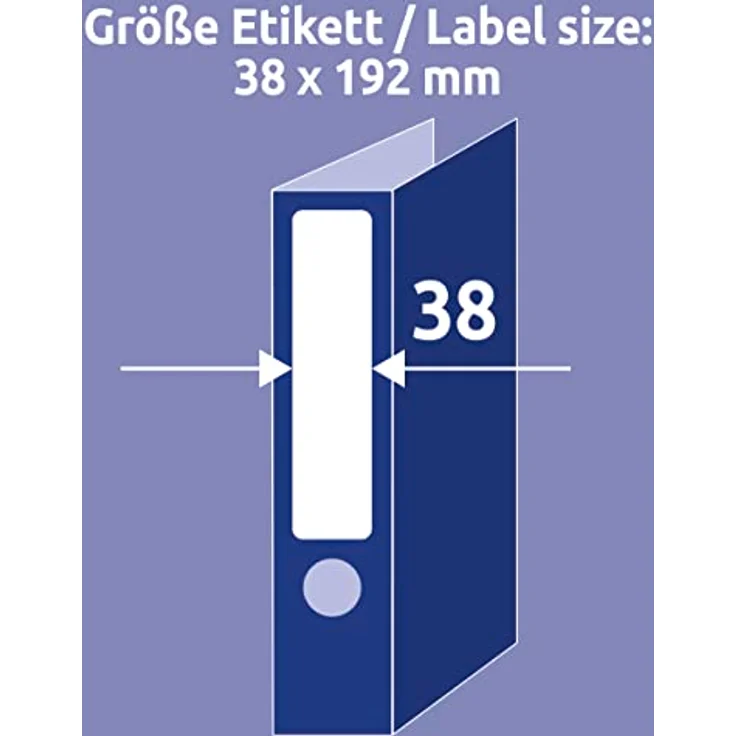 Avery Zweckform L4760-25 38 x 192mm Rückenschilder – Bild 4