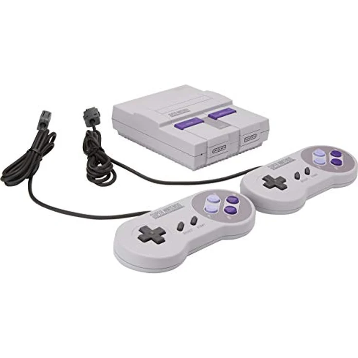 Nintendo Super Nintendo Entertainment System (Classic Edition), Spielkonsole in Grau mit 21 vorinstallierten 16-Bit Klassikern und HDMI-Anschluss – Bild 2
