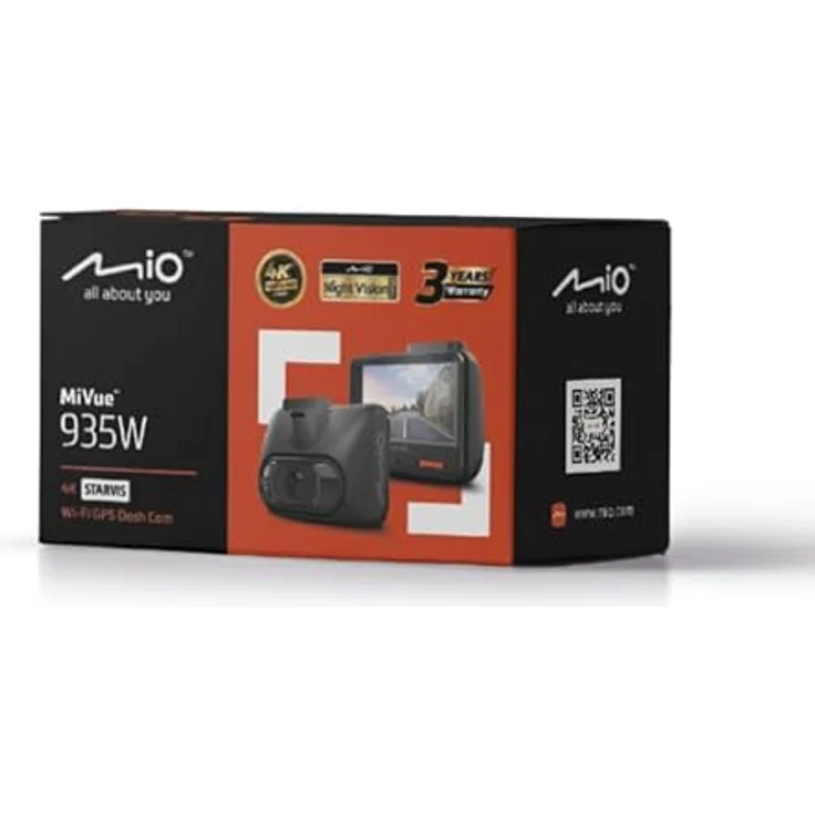 Mio MiVue 935W Dash Cam (Eingebautes Mikrofon, GPS-Empfänger, WLAN, Eingebautes Display, Beschleunigungssensor, Nachtsicht, Full HD), Dashcam, Schwarz – Bild 5