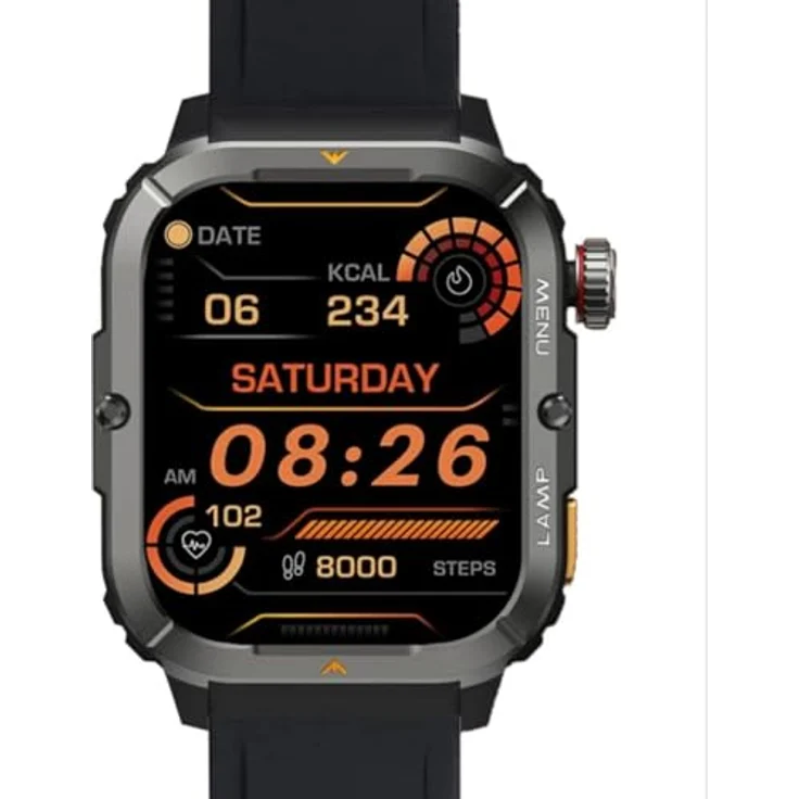 AGM Smartwatch AGM_LEG3_EU002B, hochwertige Smartwatch mit vielseitigen Funktionen – Bild 1