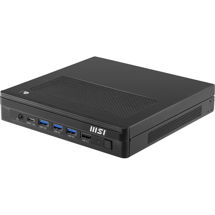 MSI Pro DP10 A14MG-003EU, Mini PC mit Intel® Core™ i3-14100, 8 GB DDR5-SDRAM, 512 GB SSD, Windows 11 Home, Schwarz