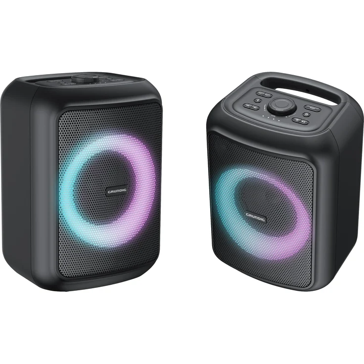 Grundig Party Hit Lautsprecher Schwarz Kabellos 90 W (12 h), Bluetooth Lautsprecher, Schwarz