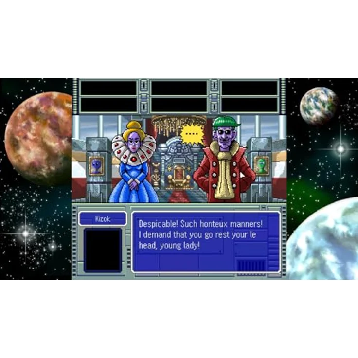 THQ NORDIC GMBH OMEGA 6: The Triangel Stars - Nintendo Switch, 16-Bit RPG-Abenteuer mit Kartenschlachten und intergalaktischem Soundtrack – Bild 6