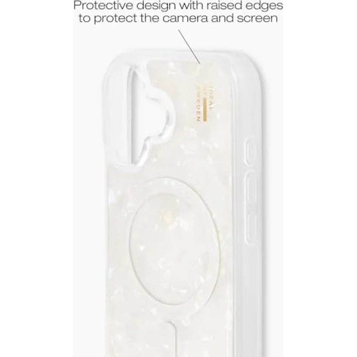 IDEAL OF SWEDEN Pearlised Case, Backcover für Apple iPhone 16 Pro, weiß – Bild 5