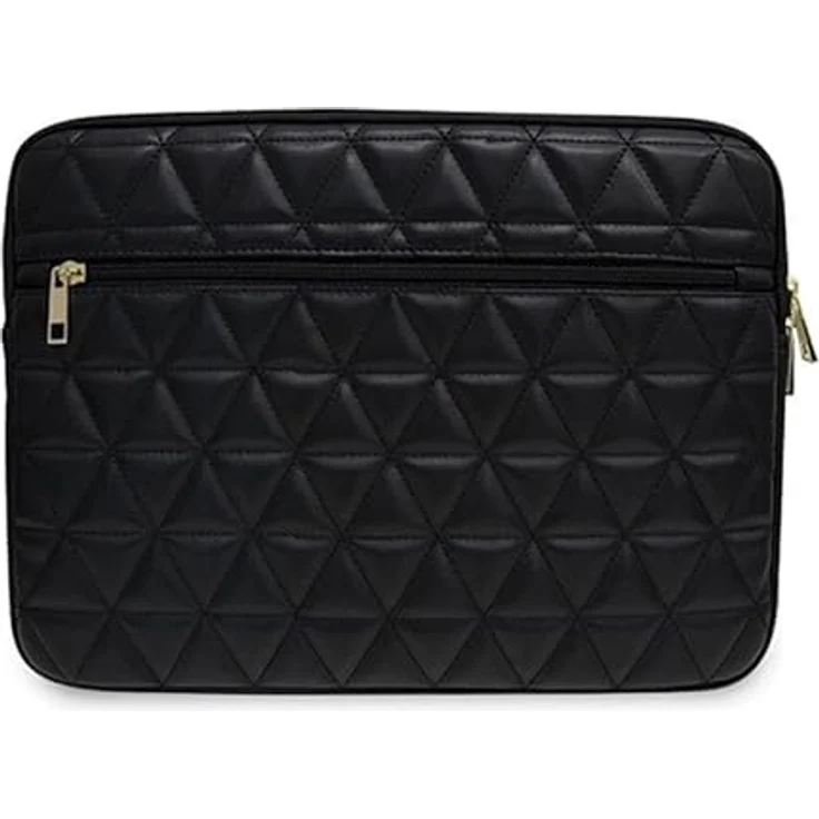 Guess Quilted Computer Sleeve Computerhülle 13" Notebook Hülle, schwarz – Bild 3