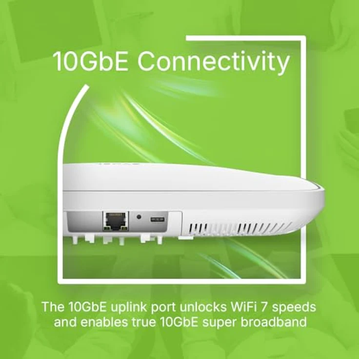 Zyxel NWA240BE, 802.11be Wifi 7 NebulaFlex Access Point mit 4800 Mbit/s, Tri-Band und MU-MIMO, zwei 2.5G LAN Ports, PoE+ Unterstützung – Bild 5