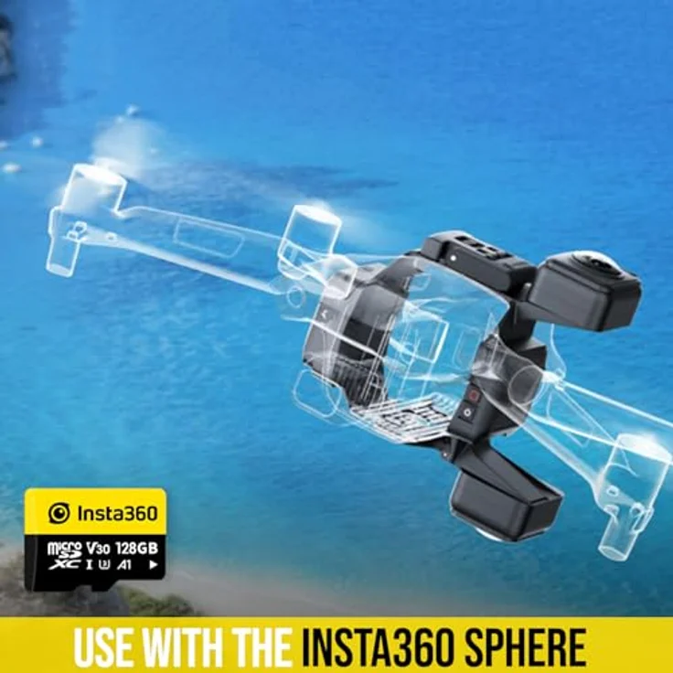 Insta360 128 GB UHS-III V30 MicroSD-Speicherkarte für Insta360 Action-Kameras - Perfekt für ununterbrochene Videoaufnahmen – Bild 5