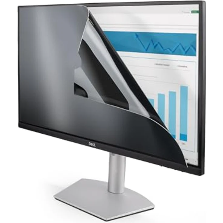 StarTech.com 31,5 Zoll Blickschutzfilter für 16:9 Monitore, Blaulichtfilter, mattschwarz, anti-Fingerprint, +/- 30 Grad Sichtschutz – Bild 3