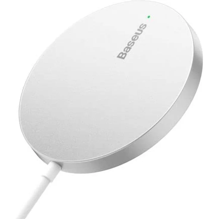 Baseus Wireless Charger Magnetic Simple Mini3, 15 W Silver (CCJJ040012) – Bild 3