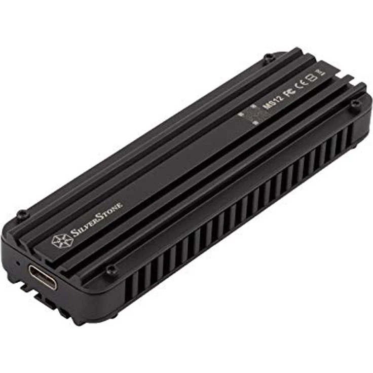 SilverStone Technology MS12, Aktuelle USB-3.2-Gen-2x2-Schnittstelle mit SuperSpeed+-Übertragungsrate bis 20Gbps, SST-MS12, schwarz – Bild 2