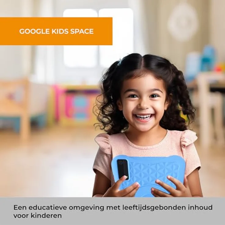 Denver TIO80105K Kinder-Tablet 8 Zoll – Android 13 – 4 GB RAM – 64 GB ROM – mit Kindersicherung und stoßfester Schutzhülle (Blau und Rosa) – Bild 3