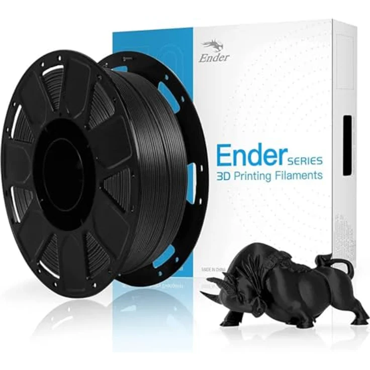 CREALITY 3D - PLA-Filament 1 kg - schwarz, 1-Rolle für 3D-Druck – Bild 4