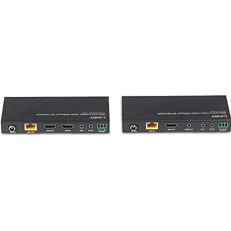 Lindy HDMI HDBaseT Extender KVM Switch, 4K Ultra HD, HDR-Unterstützung, PoC-Funktionalität, Schwarz – Bild 4