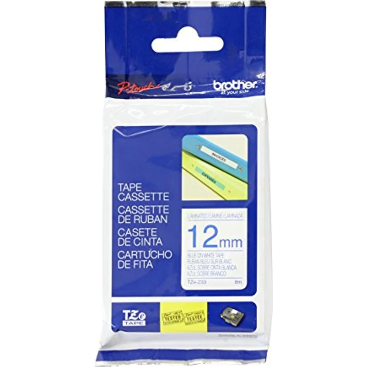 Brother TZE-233 Druckerzubehör blue white original - Preisvergleich – Bild 2