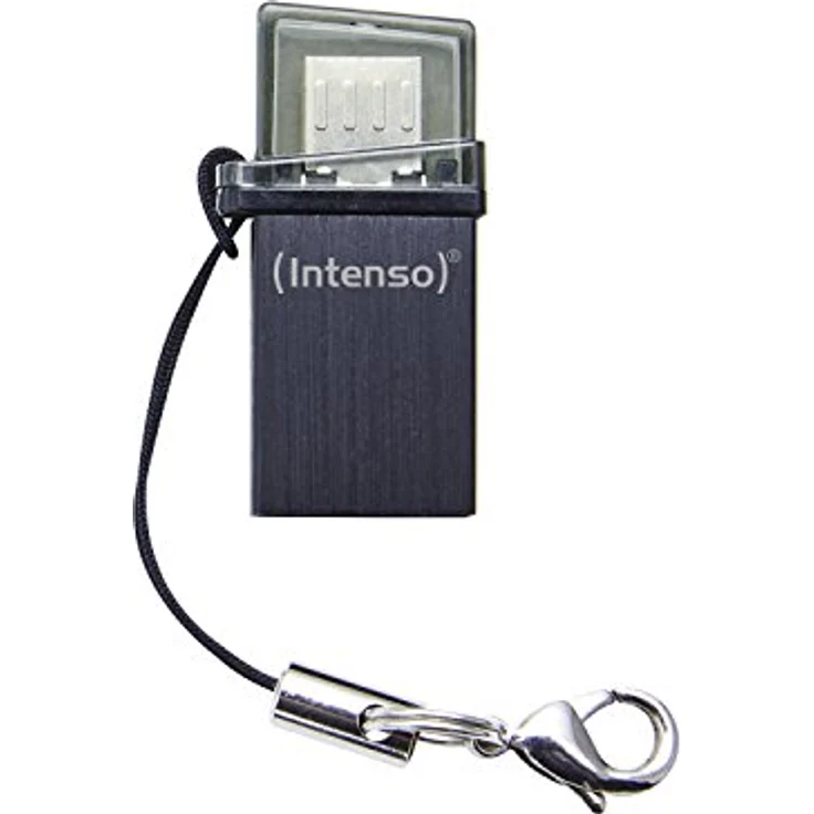 Intenso Mini Mobile Line On-the-go 32 GB USB-Stick USB 2.0 (USB und micro-USB) schwarz – Bild 3