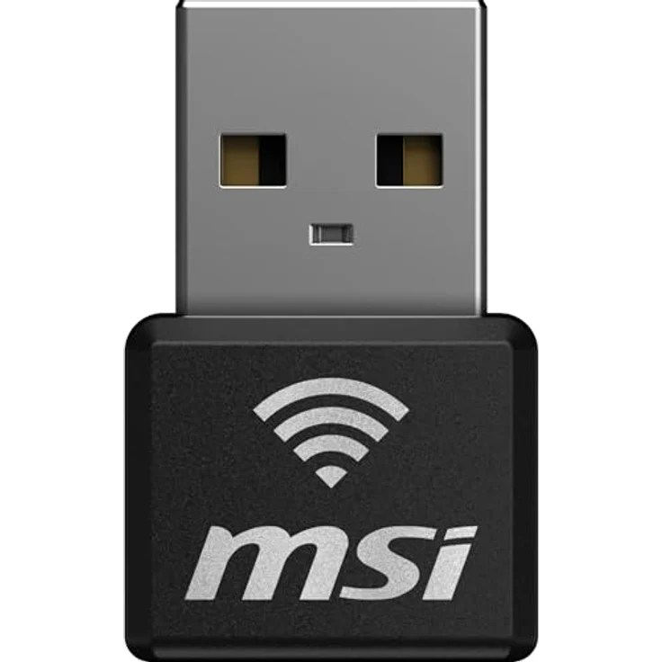 MSI AX1800 Nano WiFi USB-Adapter - Dual-Band 2.4G/5G WLAN Empfänger-Adapter für PC/Laptop, Reisegröße, unterstützt Windows 11,10 – Bild 1